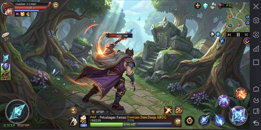 Tangkap momen mendebarkan dalam gameplay ARPG 4P4P yang penuh aksi.