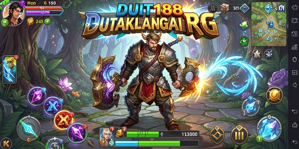 Tampilan menarik dari gameplay RPG yang seru di DUIT188.