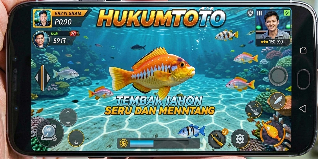 Gameplay HUKUMTOTO yang menarik dan penuh warna.