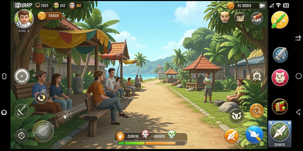 Tampilan utama gameplay <strong>IDRRP</strong> dengan desain menarik dan penuh warna.