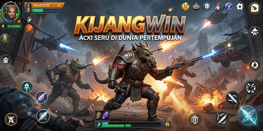 Tampilan seru gameplay KIJANGWIN ketika beraksi memukau.