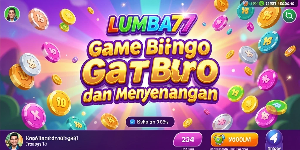 Tampilan gameplay seru dalam aplikasi LUMBA77 Bingo.