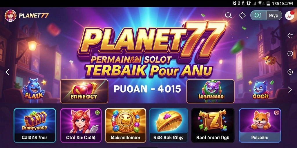 Gameplay menarik dari PLANET77 yang penuh warna dan dinamis.