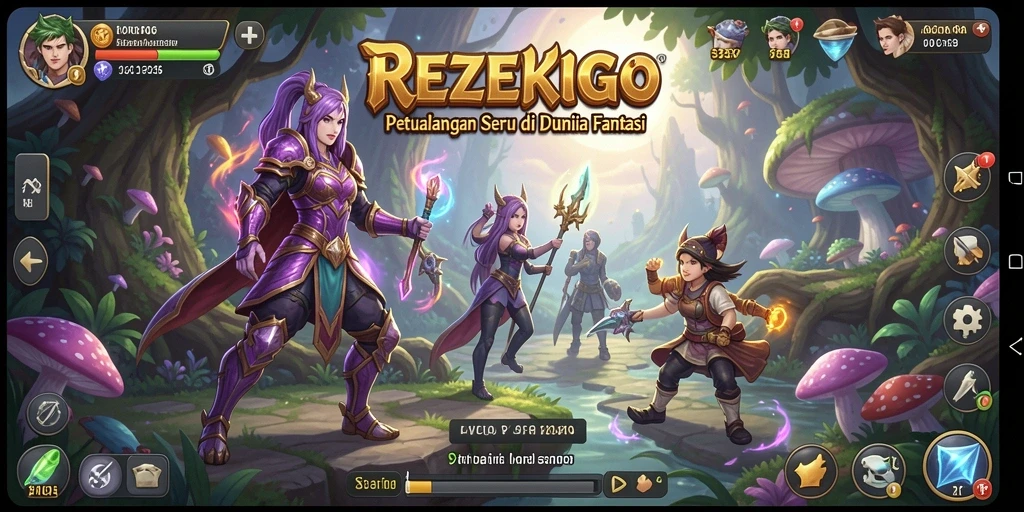 Screenshot utama menunjukkan gameplay petualangan yang seru dan mendebarkan.