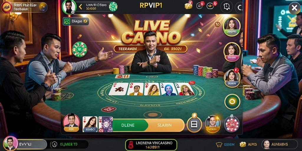Pengalaman bermain Live Casino yang menyenangkan dan interaktif.