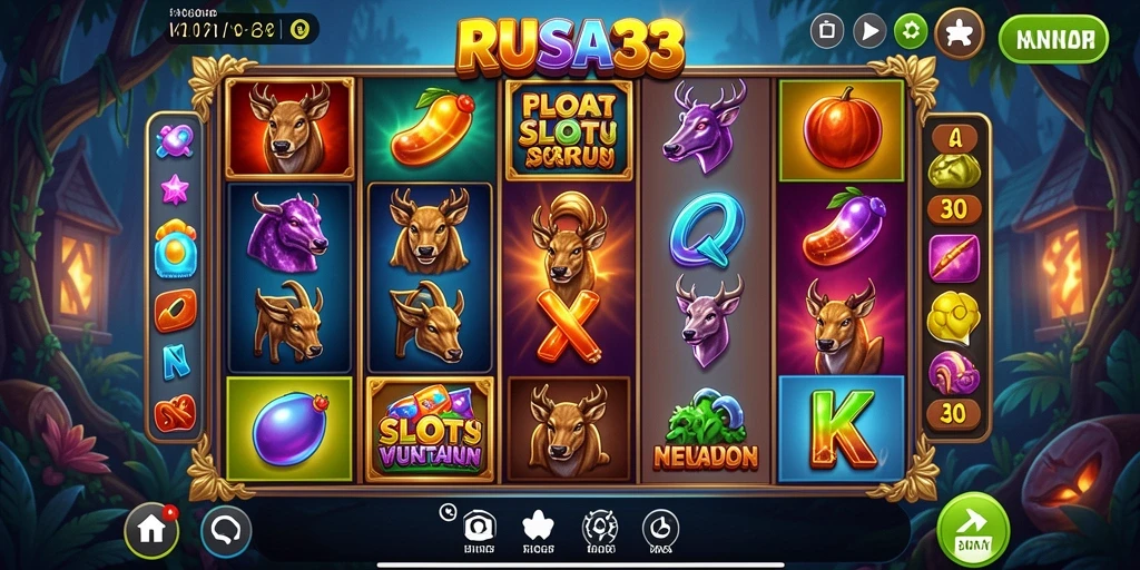 Tampilan menarik dari permainan Slot RUSA33 dengan efek grafis yang memukau.