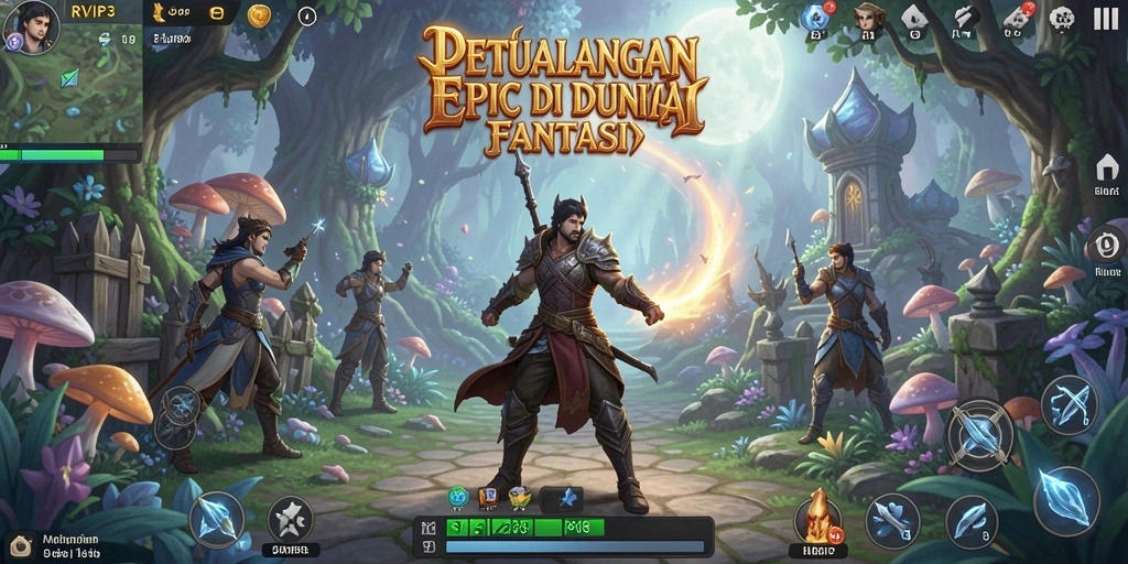Tampilan grafis memukau dalam petualangan fantastis RVIP3.