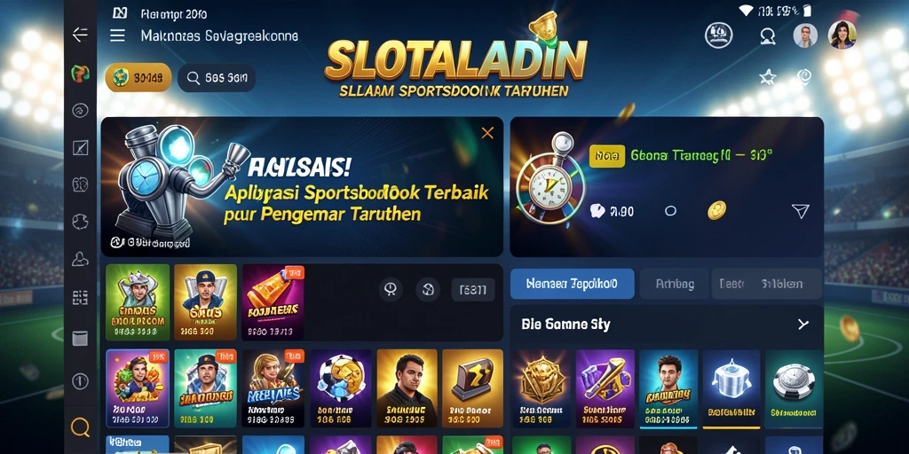 Tampilan gameplay yang menarik dari SLOTALADIN saat taruhan berlangsung.