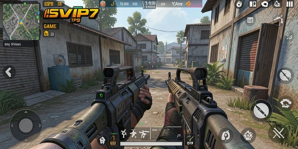 Tampilan gameplay intens di SVIP7 dengan aksi seru.