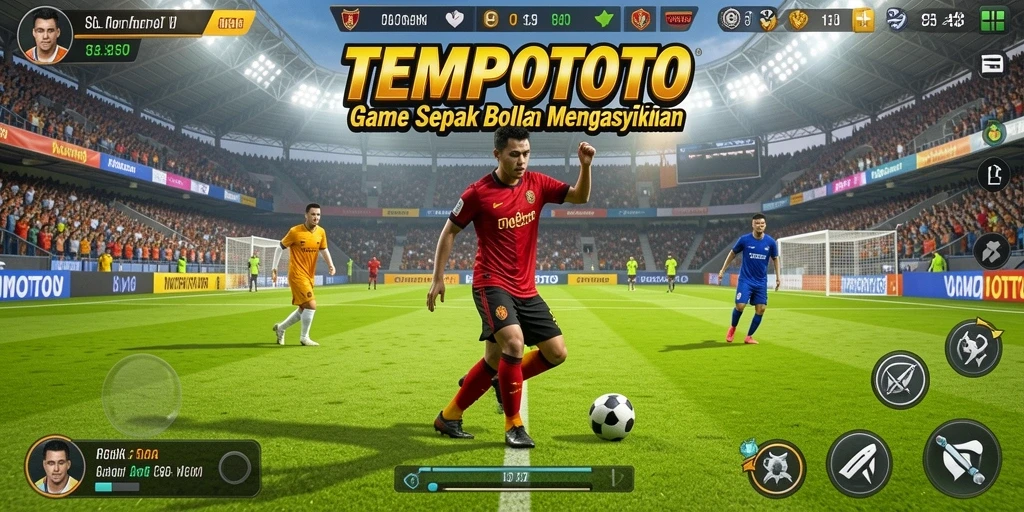 Tampilan gameplay <strong>TEMPOTOTO</strong> yang seru dan menantang di lapangan.